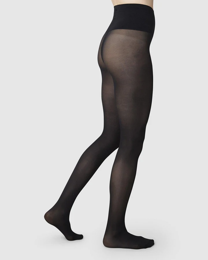 Swedish Stockings Damen vegan Strumpfhose Lois Rip Resistant Schwarz