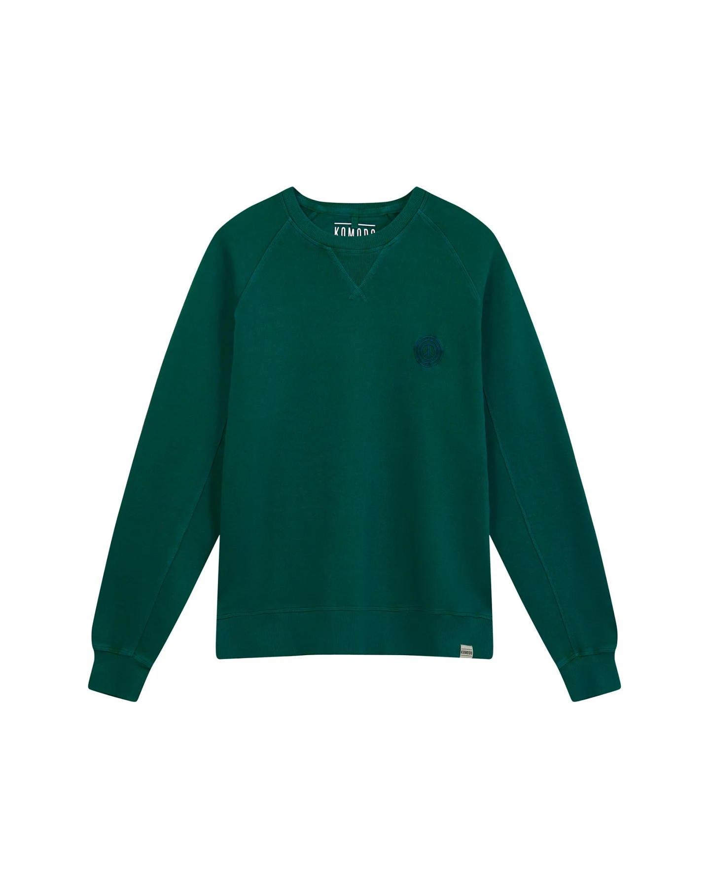 KOMODO Herren vegan Sweatshirt Herren Anton Teal Grün – Ansicht 2