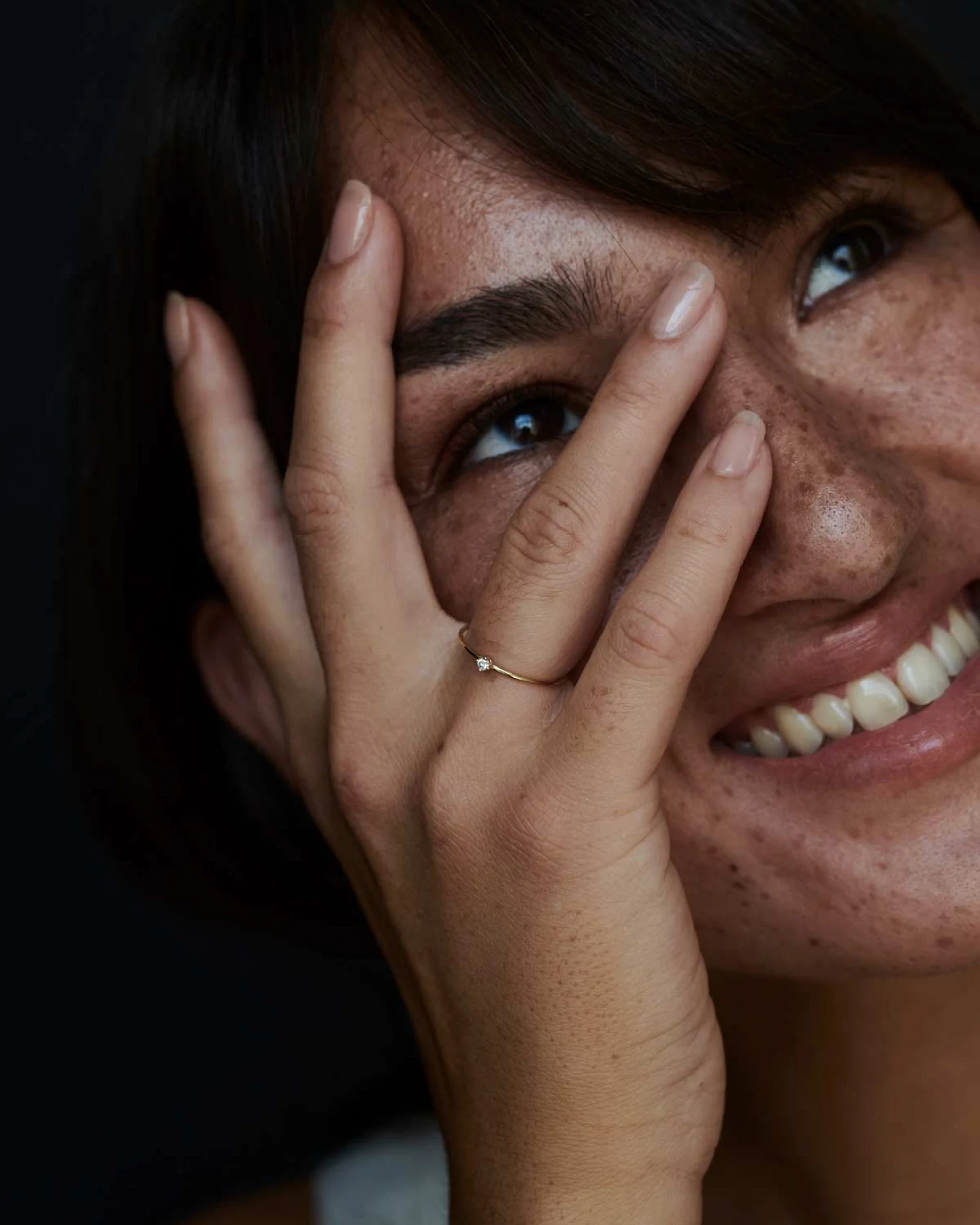 Dear Darling Berlin Damen vegan Ring The Icon Diamond 14k Echtgold 14k Gelbgold – Ansicht 2