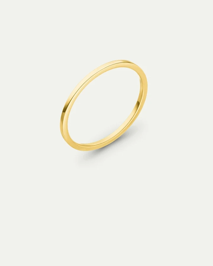 Dear Darling Berlin Damen vegan Ring Ignite 14k Echtgold 14k Gelbgold