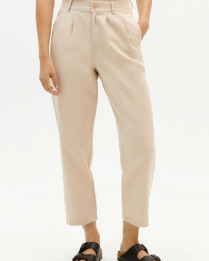 Thinking MU Damen vegan Hose Pearl Rina Beige