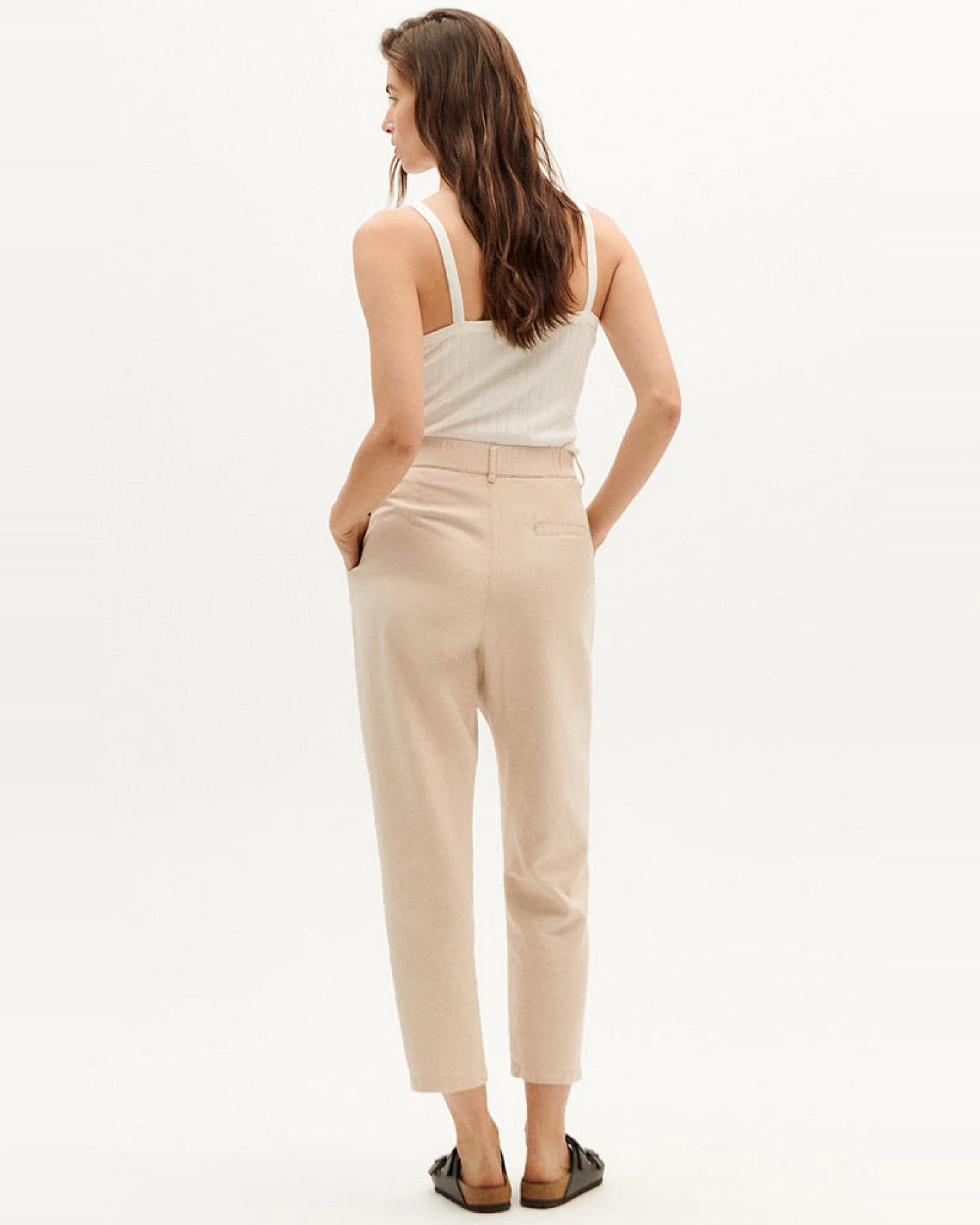 Thinking MU Damen vegan Hose Pearl Rina Beige – Ansicht 2