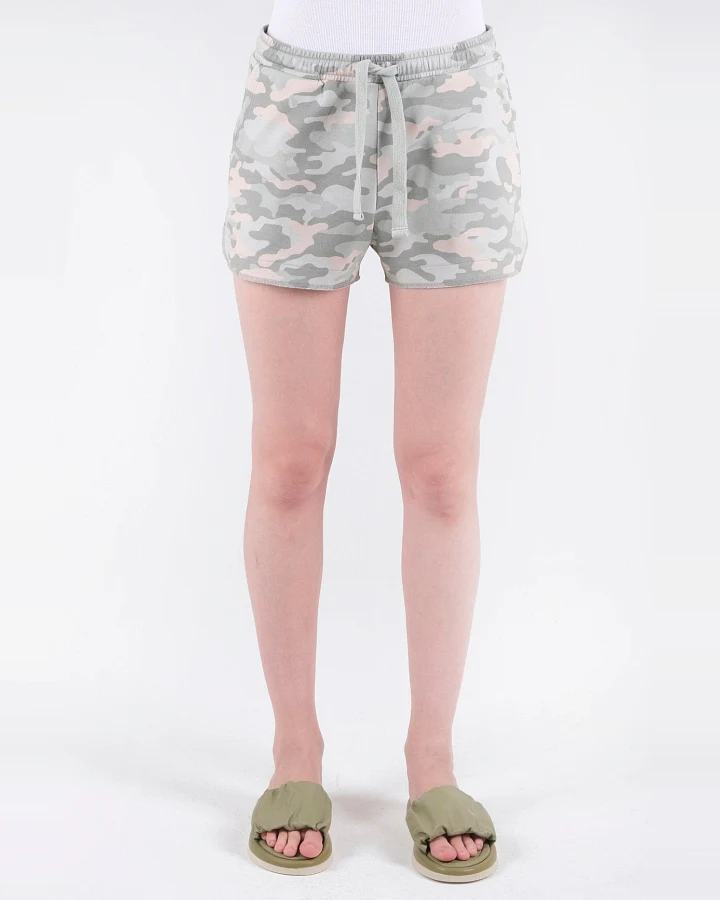 ORGANICATION Damen vegan Sweatshorts Mit Camouflage-Muster
