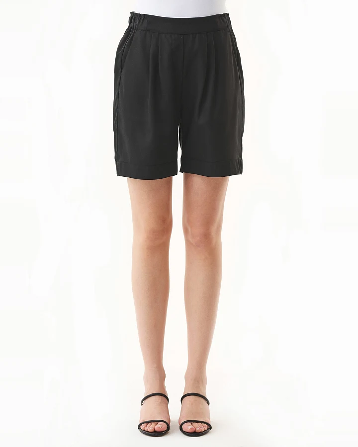 ORGANICATION Damen vegan Shorts Schwarz