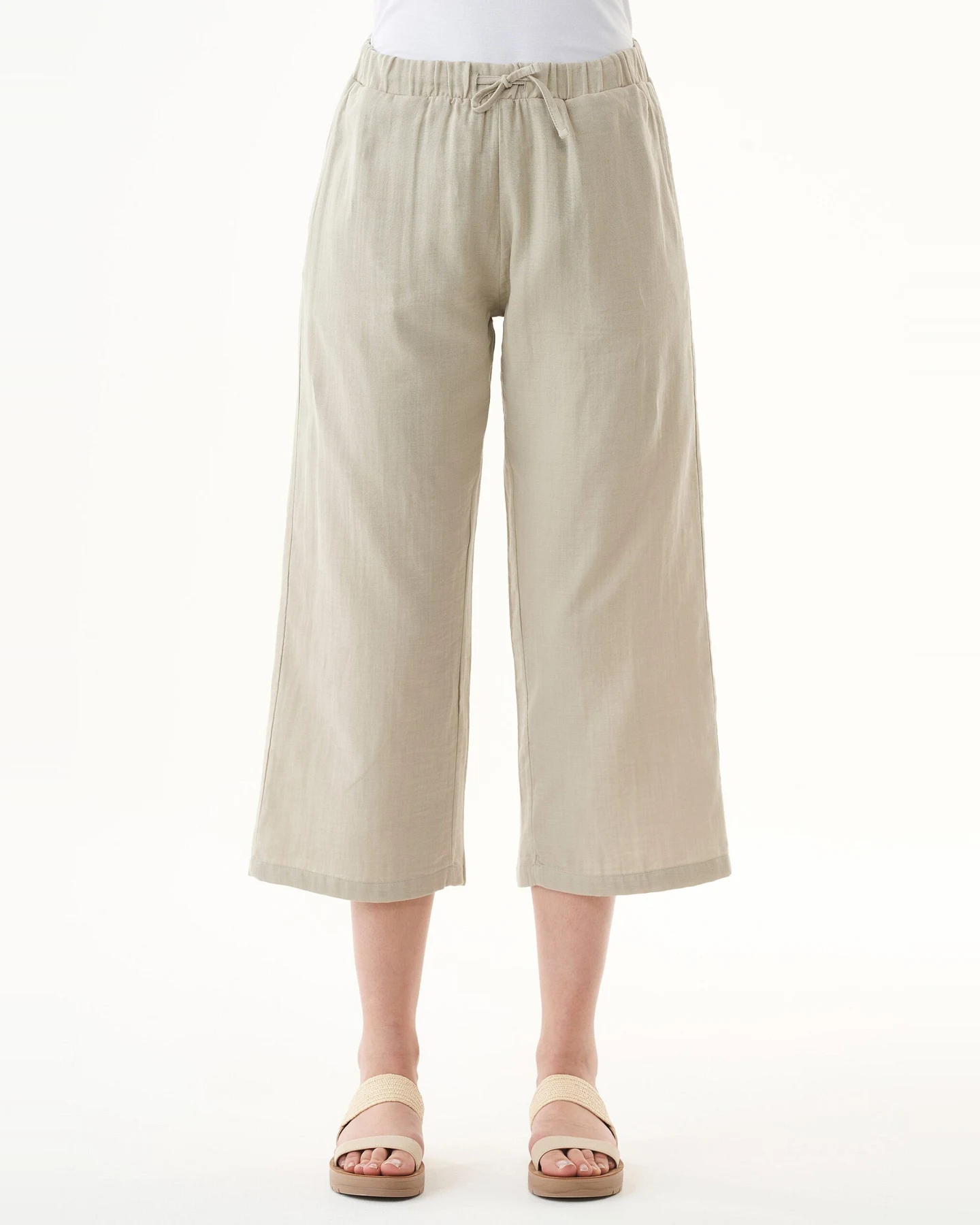 ORGANICATION Damen vegan Hosen Färben Grün – Ansicht 2