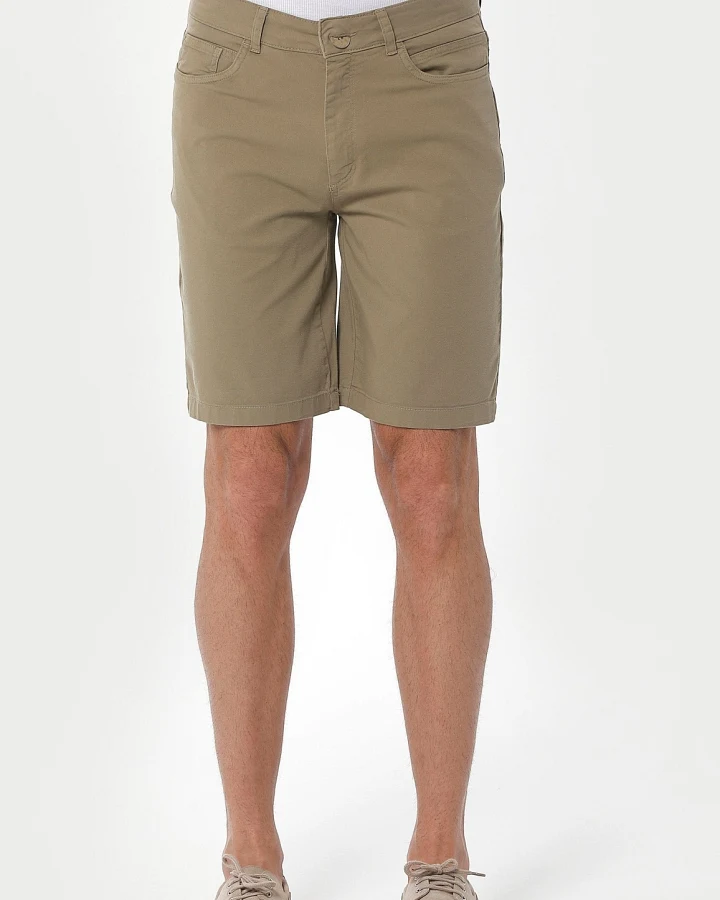 ORGANICATION Herren vegan Shorts Five Pocket Olivgrün