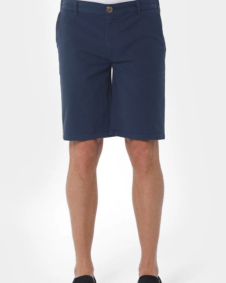 ORGANICATION Herren vegan Chino Shorts Navy Blau