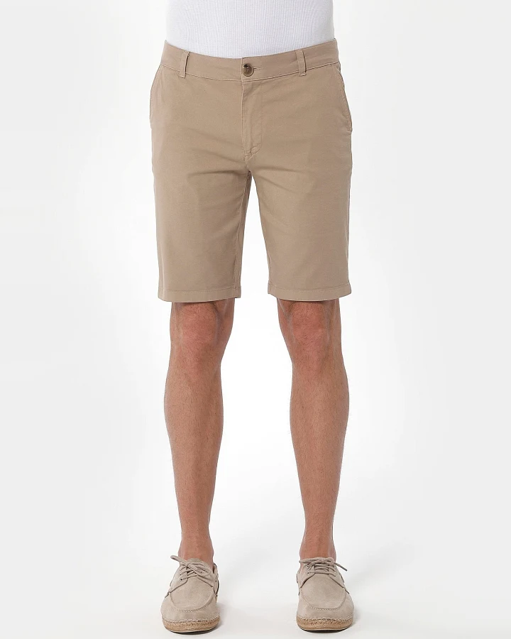 ORGANICATION Herren vegan Chino Shorts Slim Beige