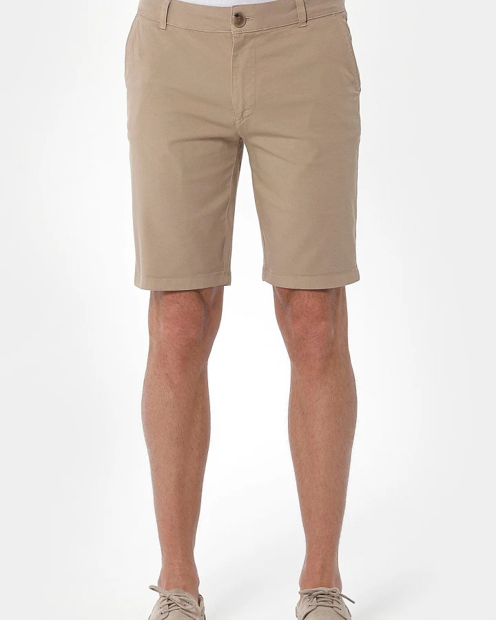 ORGANICATION Herren vegan Chino Shorts Slim Beige