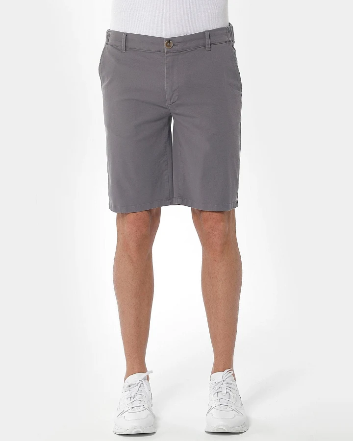 ORGANICATION Herren vegan Chino Shorts Schattengrau