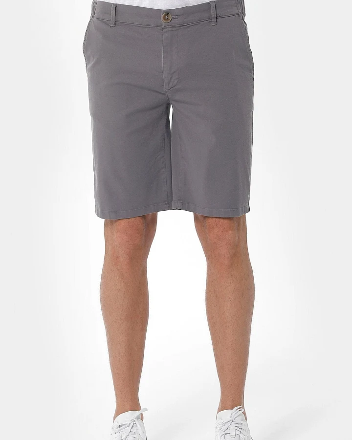ORGANICATION Herren vegan Chino Shorts Schattengrau