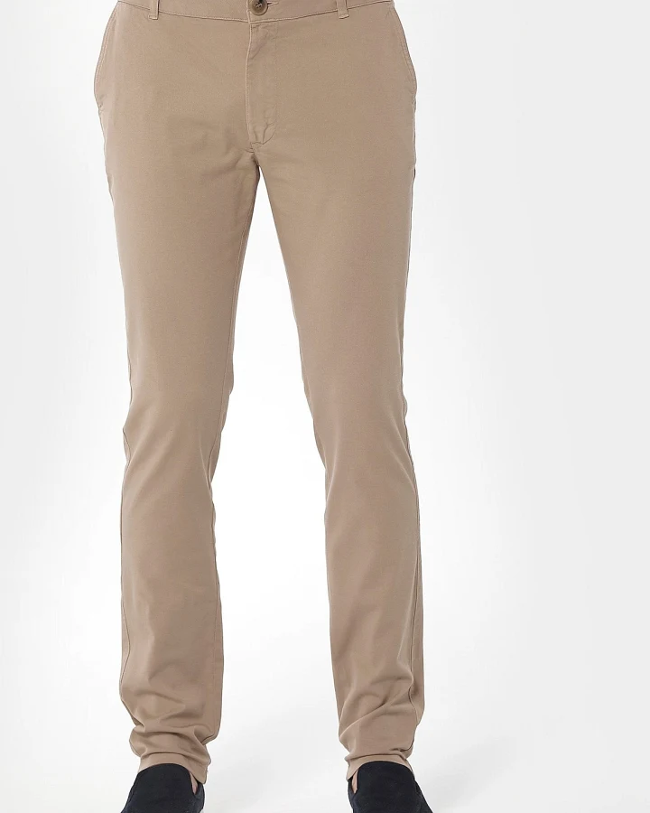ORGANICATION Herren vegan Chino-Hose Slim Beige