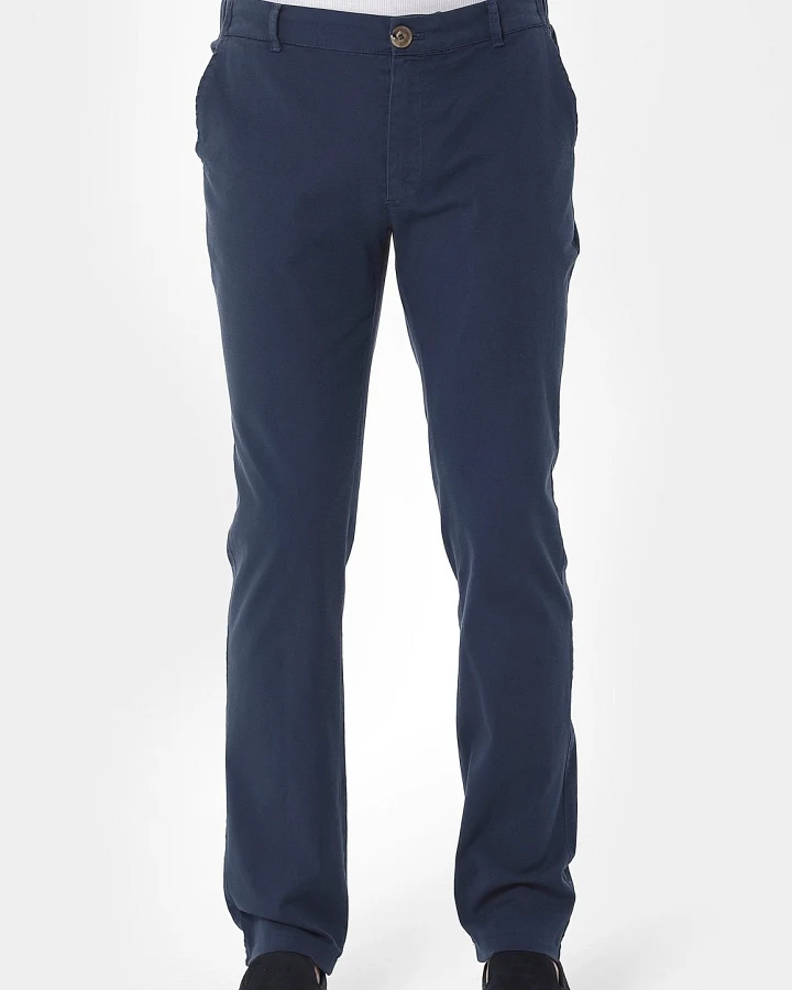 ORGANICATION Herren vegan Chino Hose Navy Blau