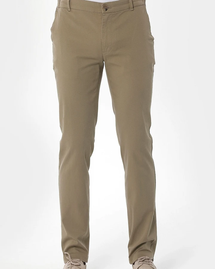 ORGANICATION Herren vegan Chino Hose Olivgrün