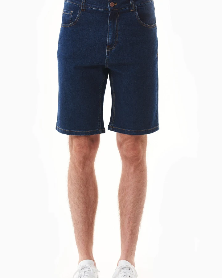 ORGANICATION Herren vegan Denim Shorts Mid Blue