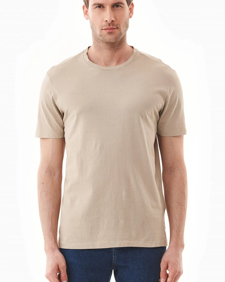 ORGANICATION Herren vegan T-Shirt Walnussschalen Braun