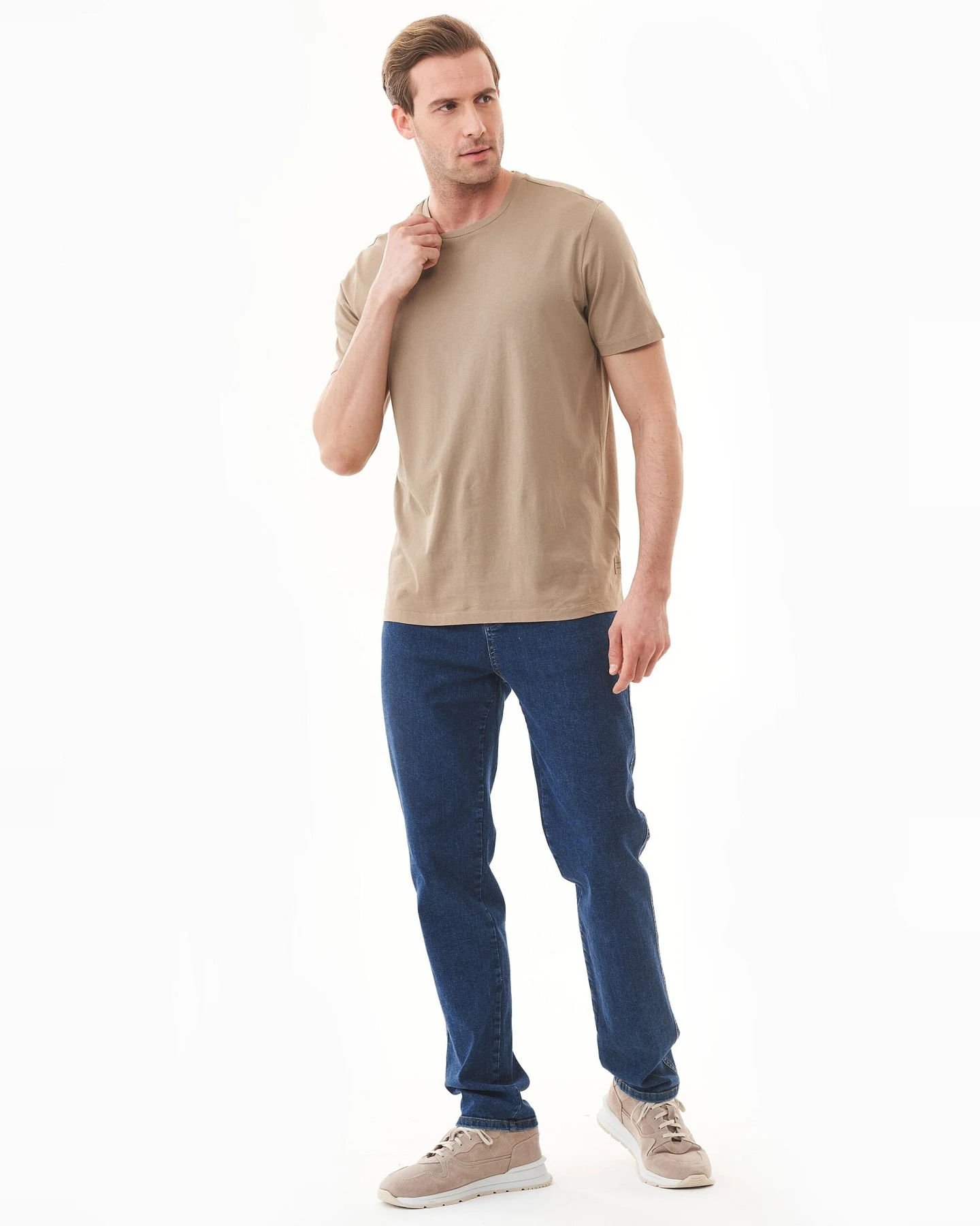 ORGANICATION Herren vegan T-Shirt Eichel Braun – Ansicht 2