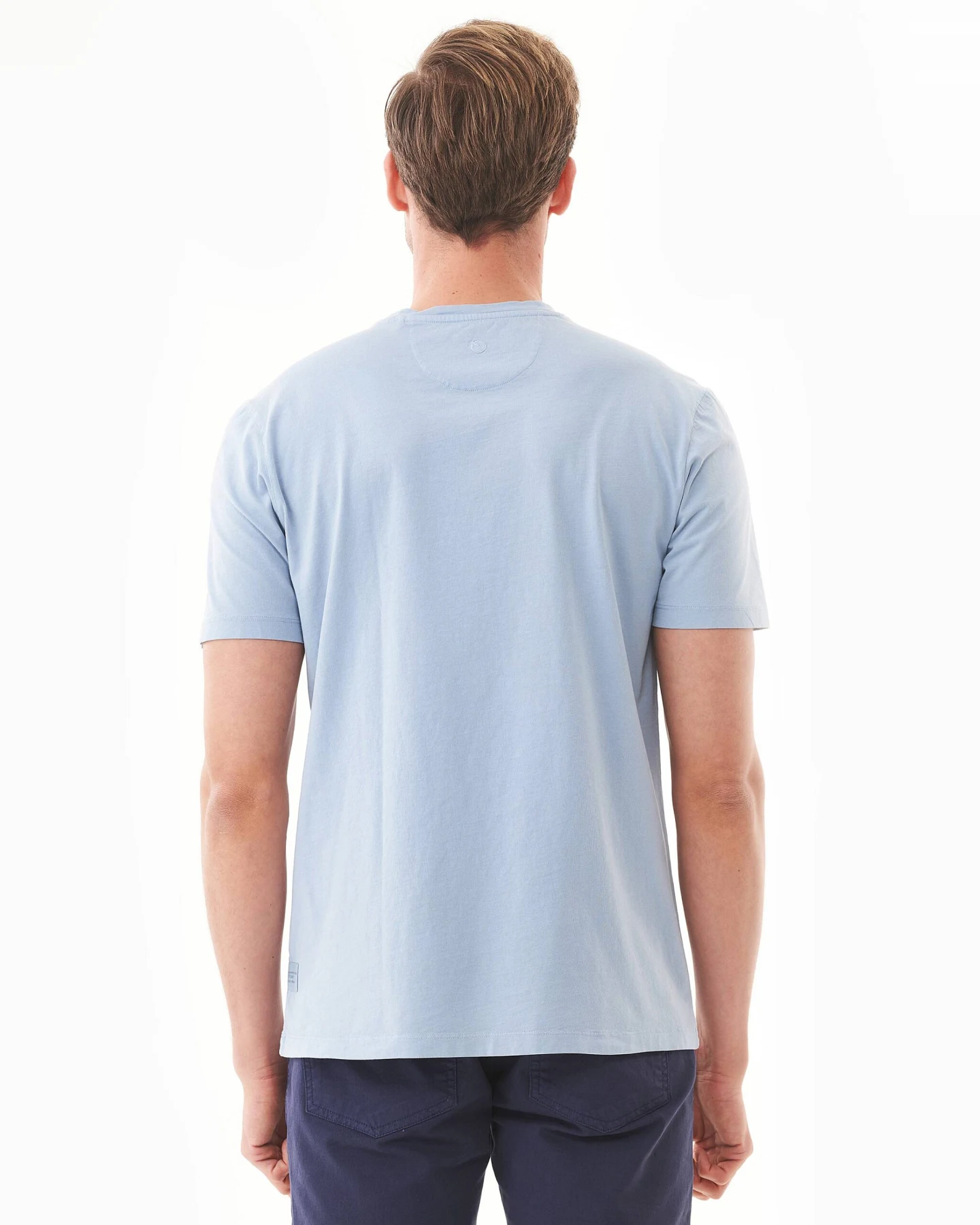 ORGANICATION Herren vegan T-Shirt Pflanze Indigoblau – Ansicht 2