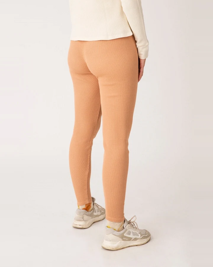 MATONA Damen vegan Leggings Basic Terracotta Orange