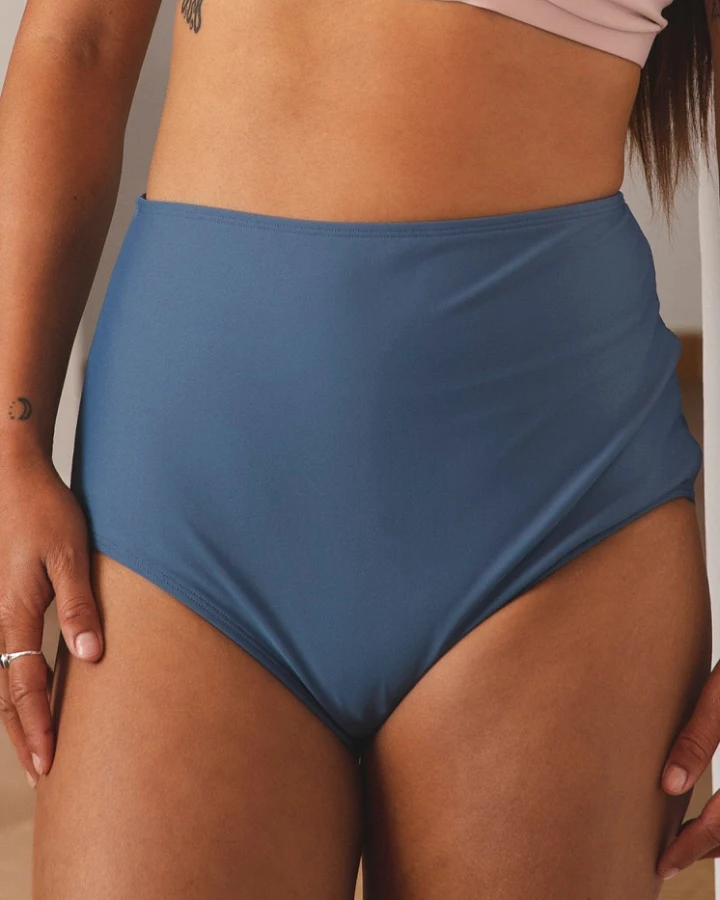 MATONA Damen vegan Bikiniunterteil Taubenblau