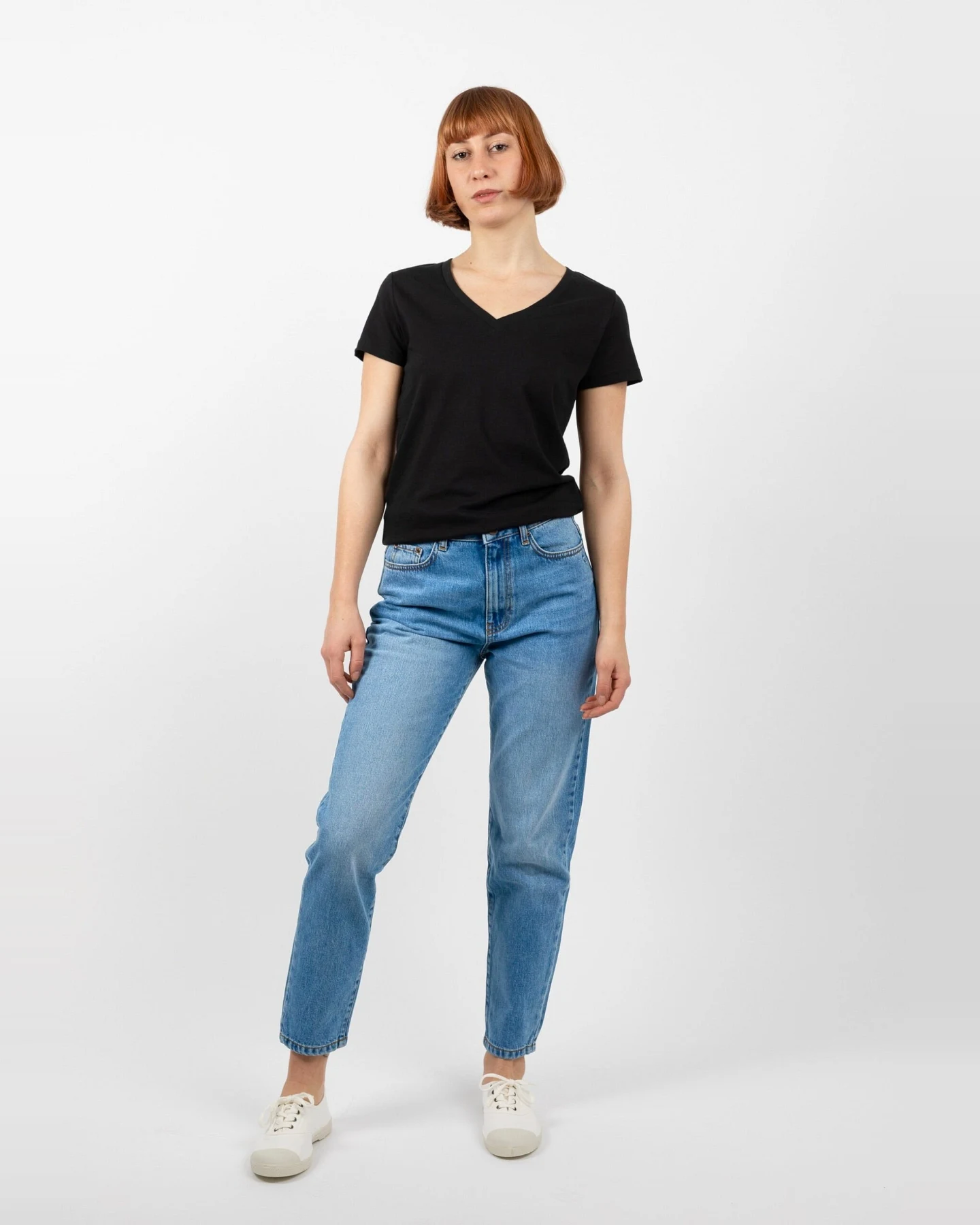 TORLAND Damen vegan Mom Jeans Maria Hellblau – Ansicht 2