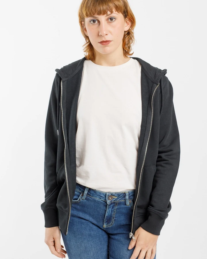 TORLAND Herren vegan Zip Hoodie Connector Schwarz