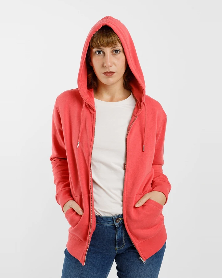 TORLAND Herren vegan Zip Hoodie Connector Karminrot