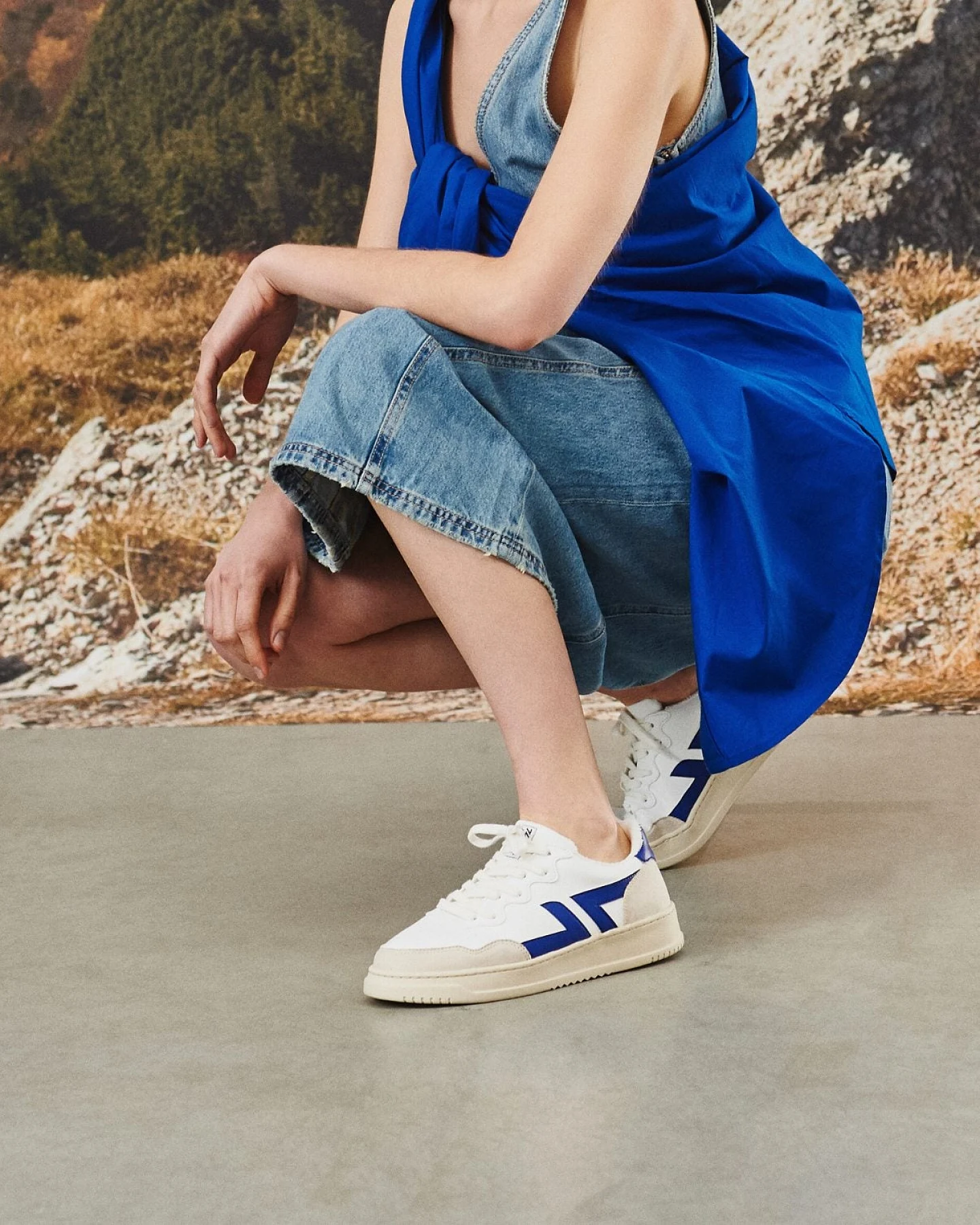 Zèta Herren vegan Sneaker Bêta B1 Kobaltblau – Ansicht 2