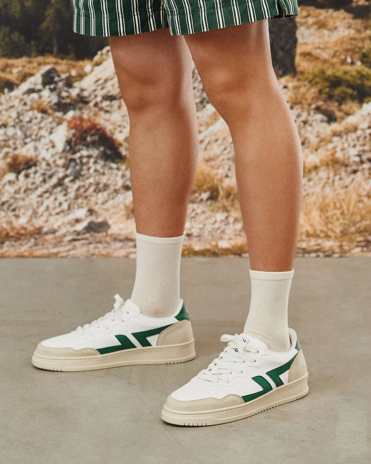 Zèta Herren vegan Sneaker Bêta B1 Grün – Ansicht 2