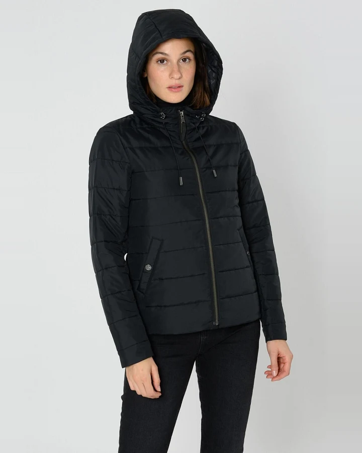 ThokkThokk Damen vegan Jacke Klassisch Schwarz