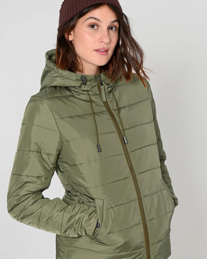 ThokkThokk Damen vegan Jacke Classic Deep Lichen Green
