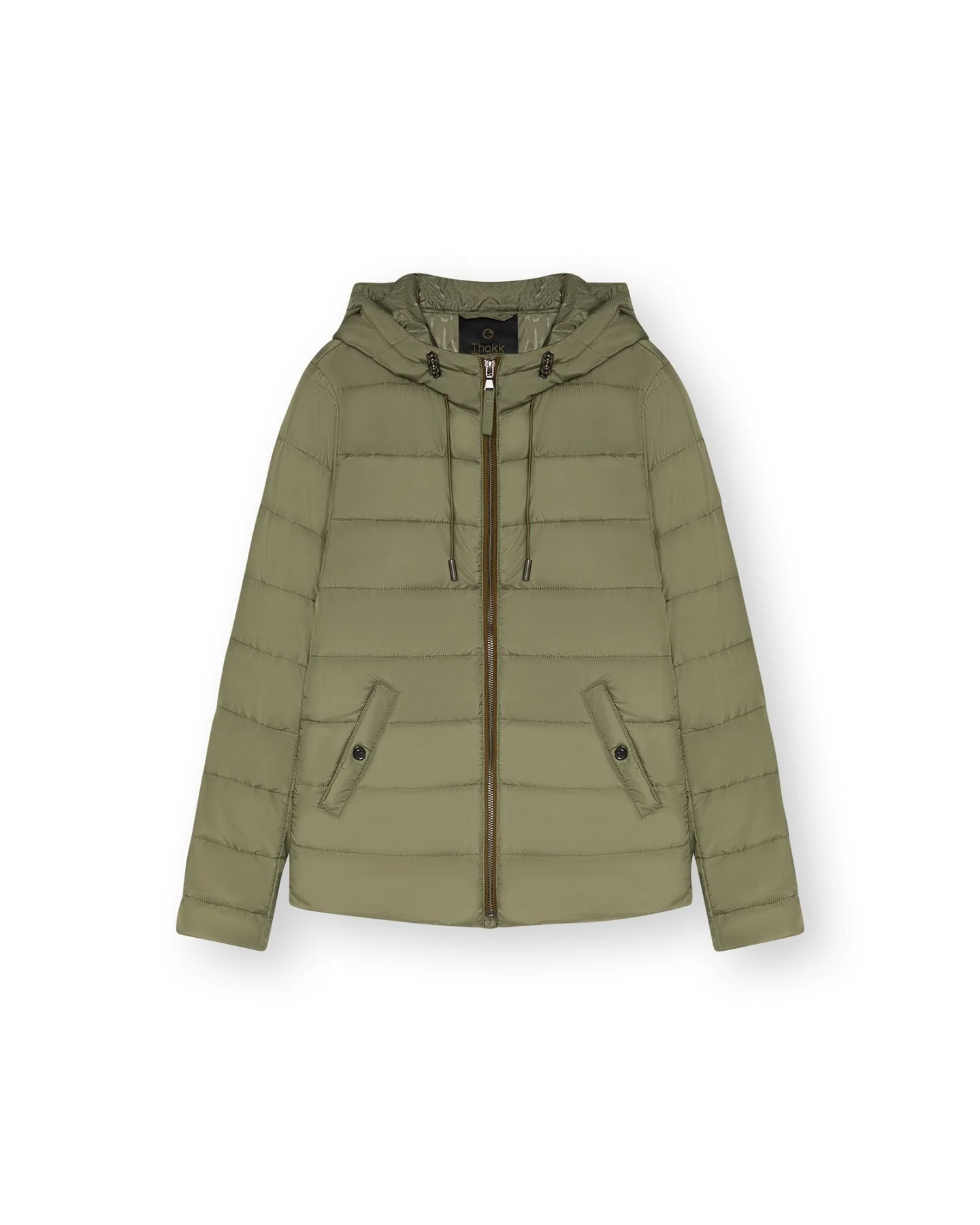 ThokkThokk Damen vegan Jacke Classic Deep Lichen Green – Ansicht 2