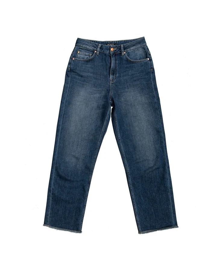 Lovjoi Damen vegan Straight Jeans Medlar Middark