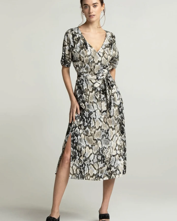 Lovjoi Damen vegan Dress Adeena Python