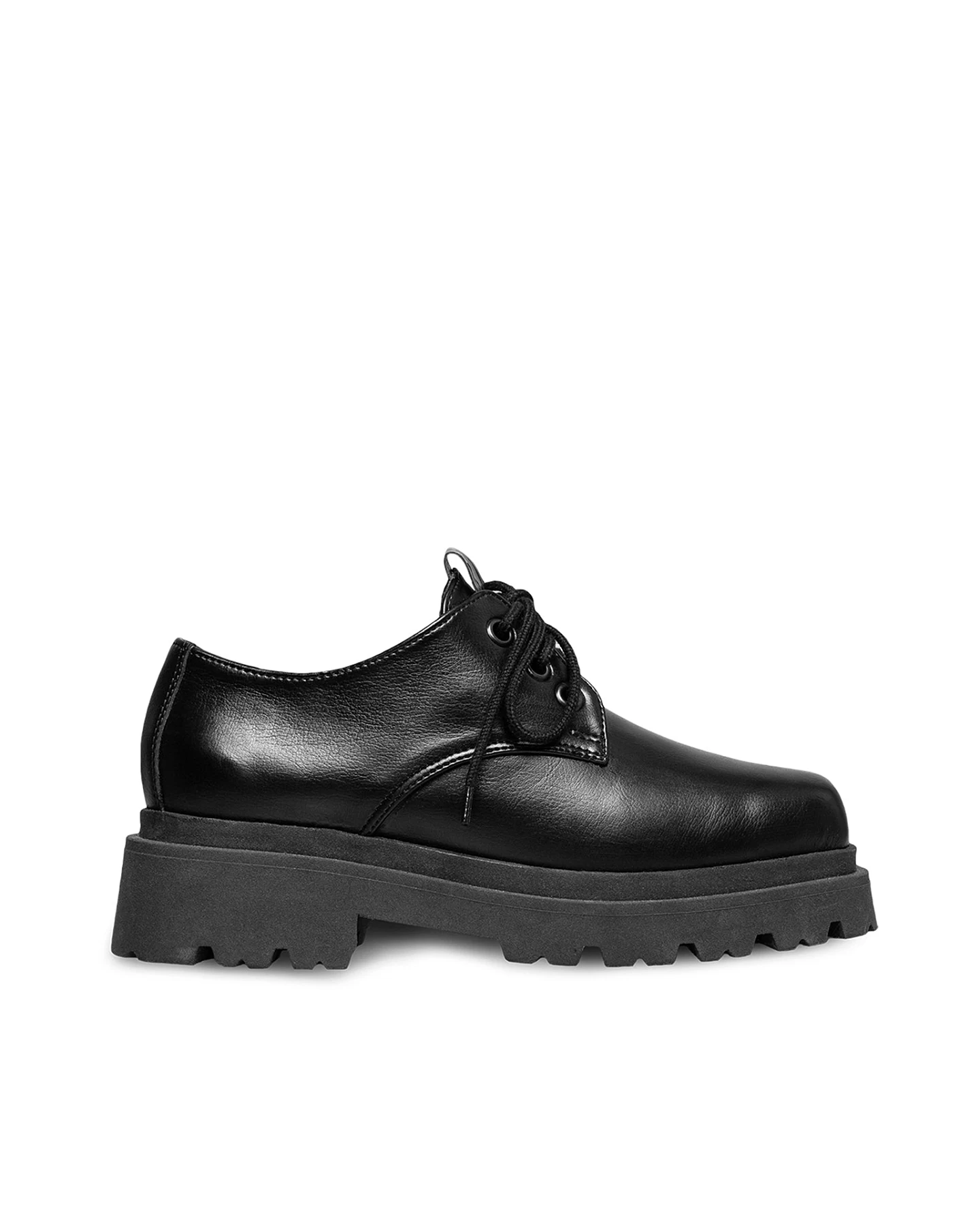 BOHEMA Damen vegan Derby Sienna Squared Schwarz – Ansicht 2