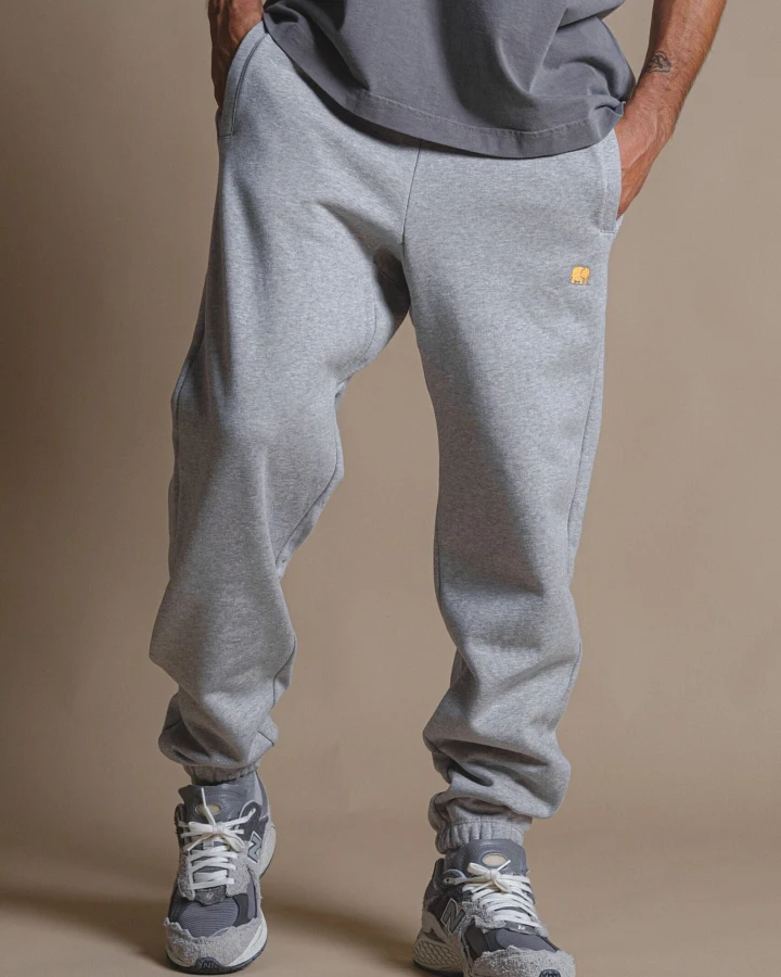 Trendsplant Herren vegan Sweatpants Essential Heather Grey