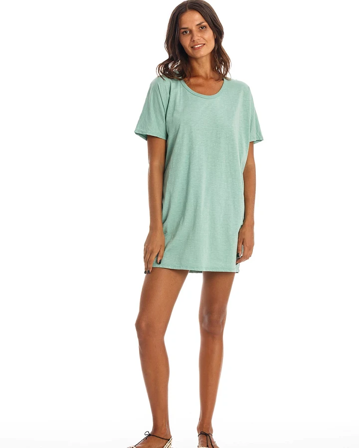 RAVENS VIEW IBIZA Damen vegan Kleid Jane Cameo Grün