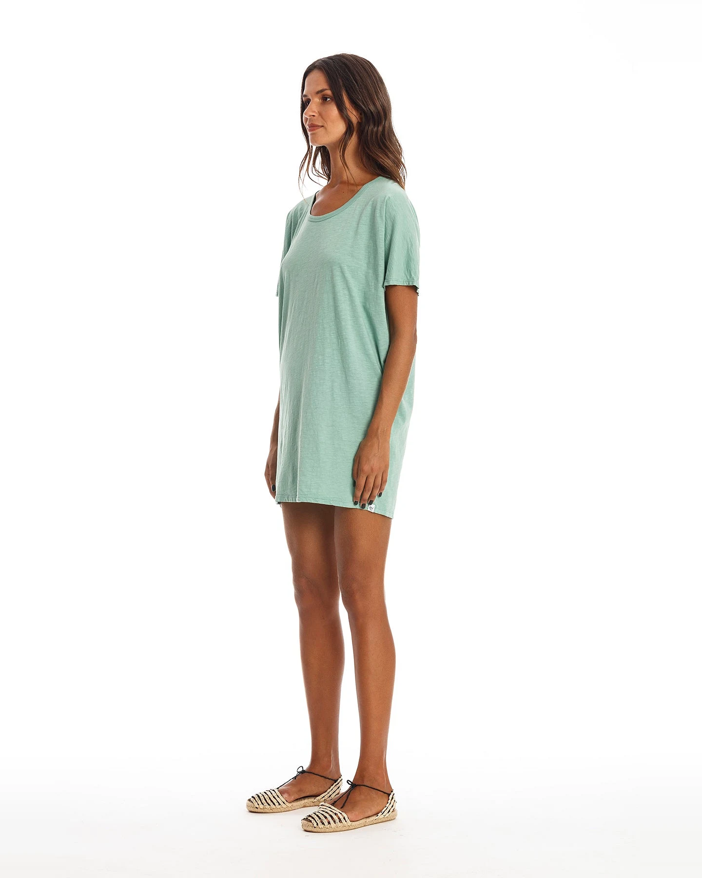RAVENS VIEW IBIZA Damen vegan Kleid Jane Cameo Grün – Ansicht 2