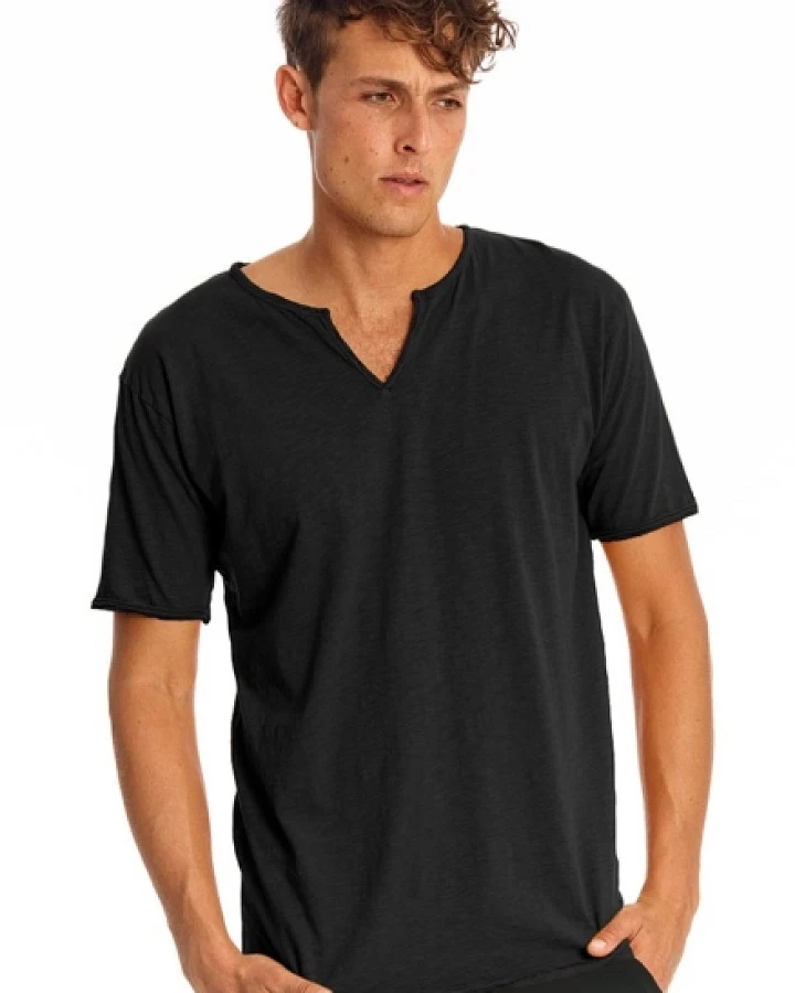 RAVENS VIEW IBIZA Herren vegan T-Shirt Eros Schwarz