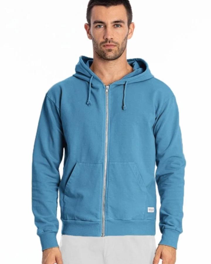 RAVENS VIEW IBIZA Herren vegan Hoodie Zip Ibiza Maui Blau