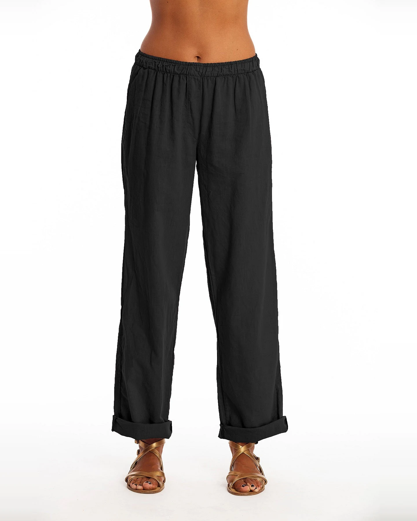 RAVENS VIEW IBIZA Damen vegan Hose Oregon Schwarz – Ansicht 2