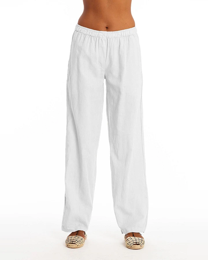 RAVENS VIEW IBIZA Damen vegan Hose Oregon Weiß
