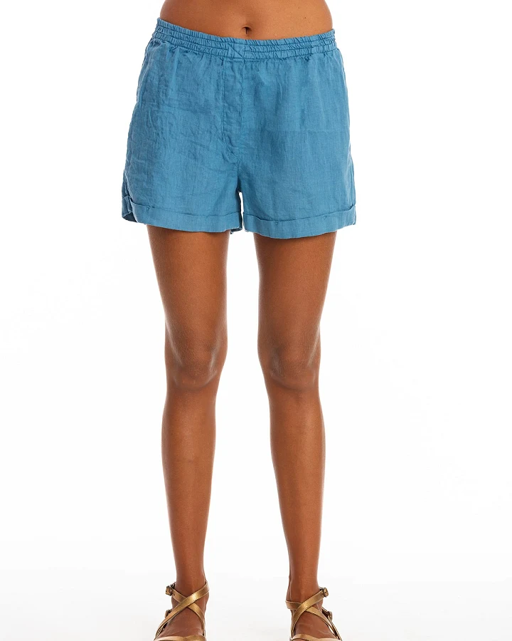 RAVENS VIEW IBIZA Damen vegan Kurze Hose Creta Maui Blue