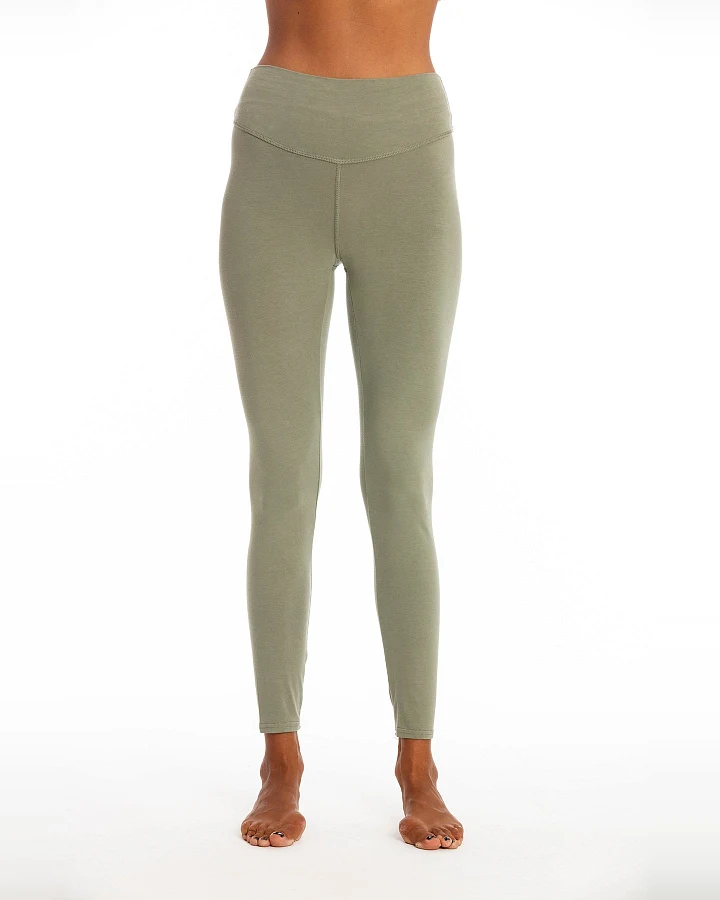 RAVENS VIEW IBIZA Damen vegan Legging Deva Khaki Grün