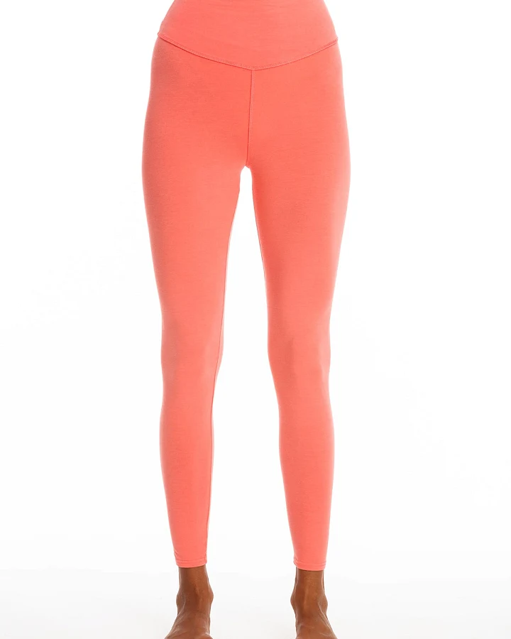 RAVENS VIEW IBIZA Damen vegan Yoga Legging Plus Koralle Rosa