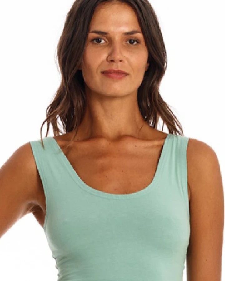 RAVENS VIEW IBIZA Damen vegan Yoga Top Cameo Grün