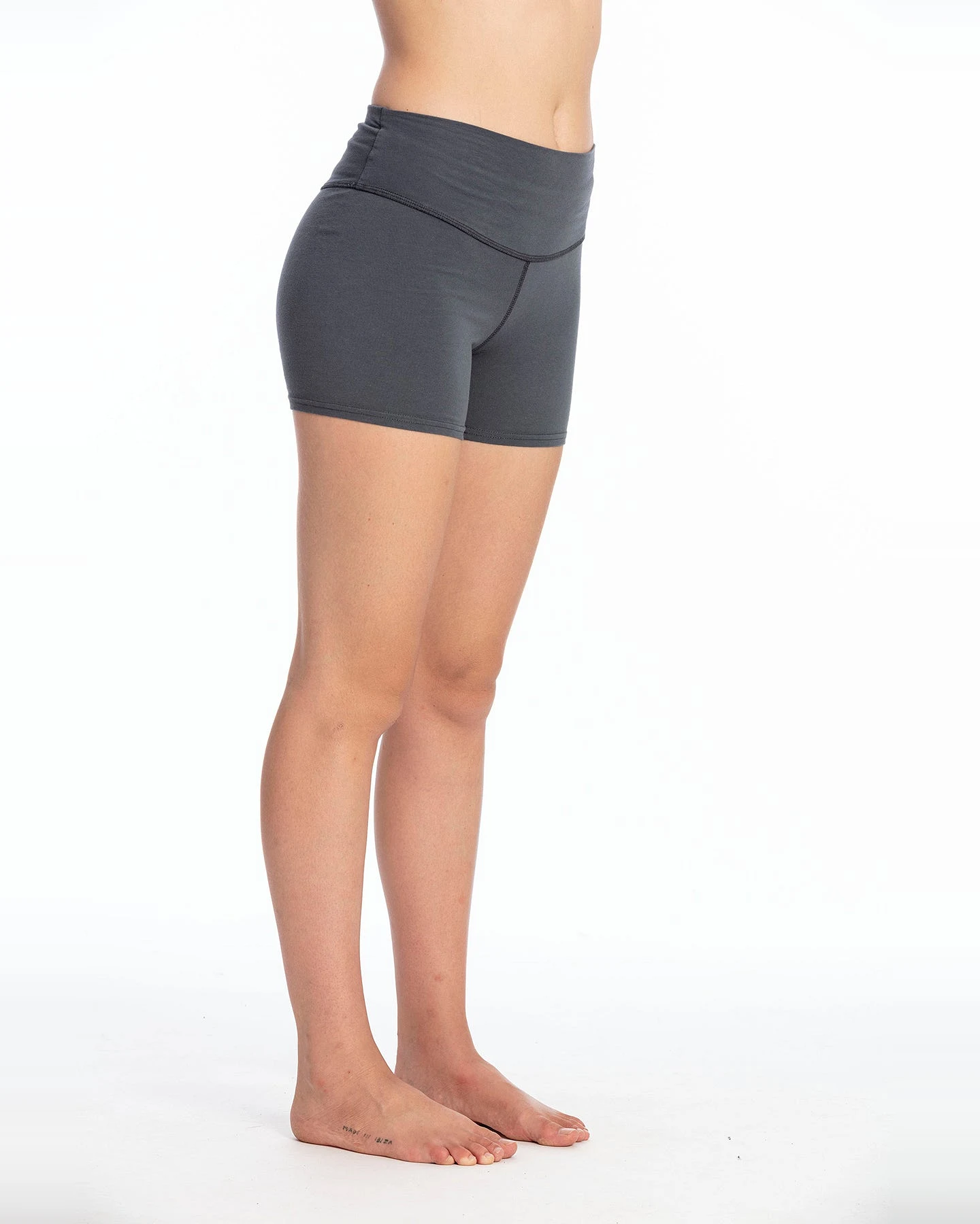 RAVENS VIEW IBIZA Damen vegan Shorts Mini Legging Leela Lava Blau – Ansicht 2