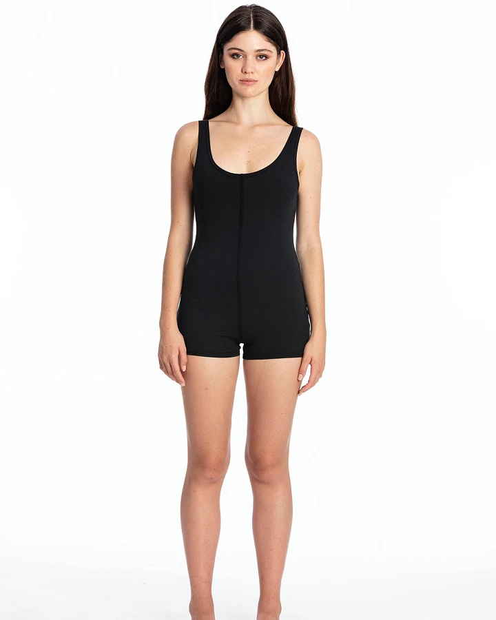 RAVENS VIEW IBIZA Damen vegan Mini Jumpsuit Leela Schwarz