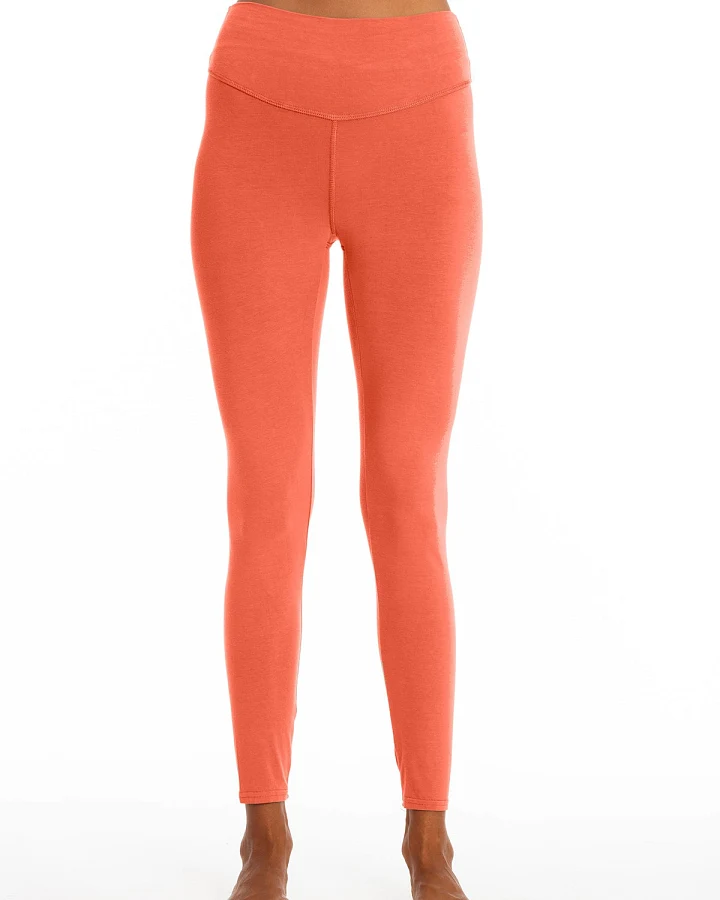 RAVENS VIEW IBIZA Damen vegan Yoga Legging Plus Terracotta