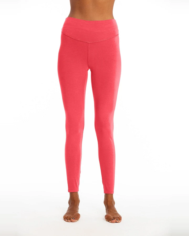 RAVENS VIEW IBIZA Damen vegan Yoga Legging Plus Elektrisch Rot